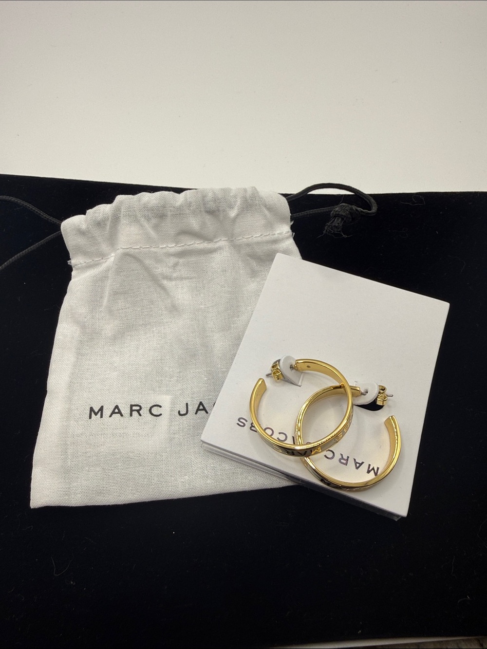 Marc Jacobs Gold Hoop Earrings
